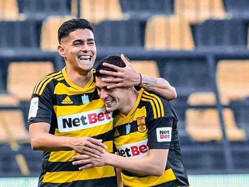 Luis Palma es una de las figuras en la zona ofensiva del Aris Salónica.