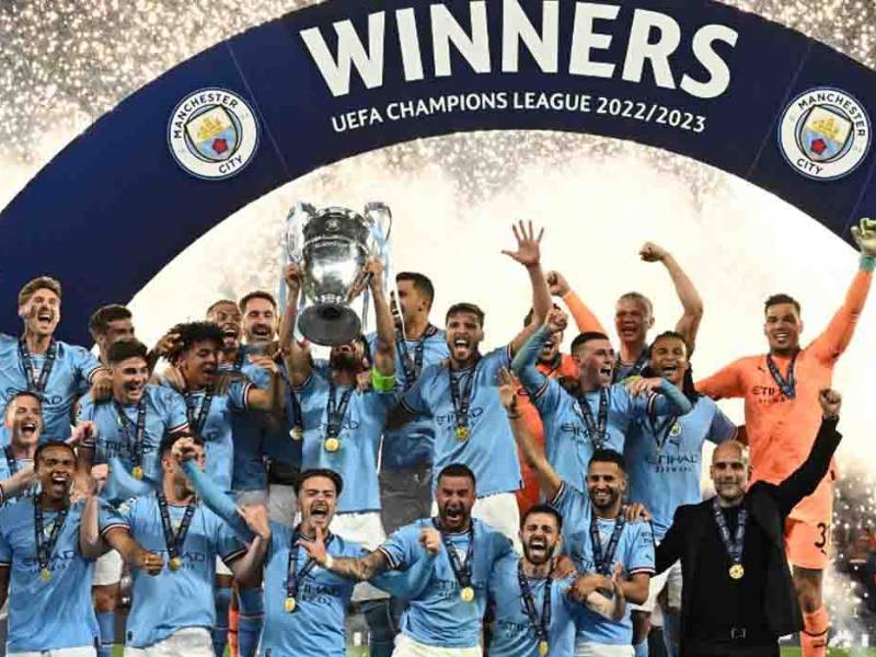 Manchester City se proclamó campeón por primera vez de la Liga de Campeones.