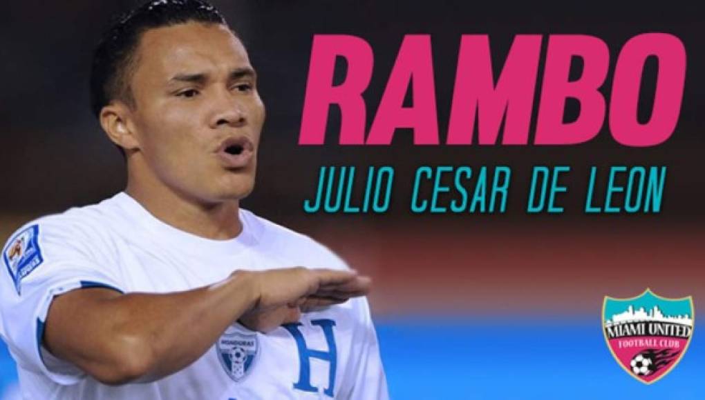'Rambo' de León es fichado por el Miami United de Estados Unidos