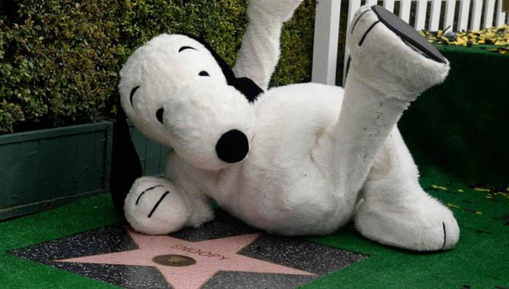 Snoopy ya tiene su estrella en Hollywood