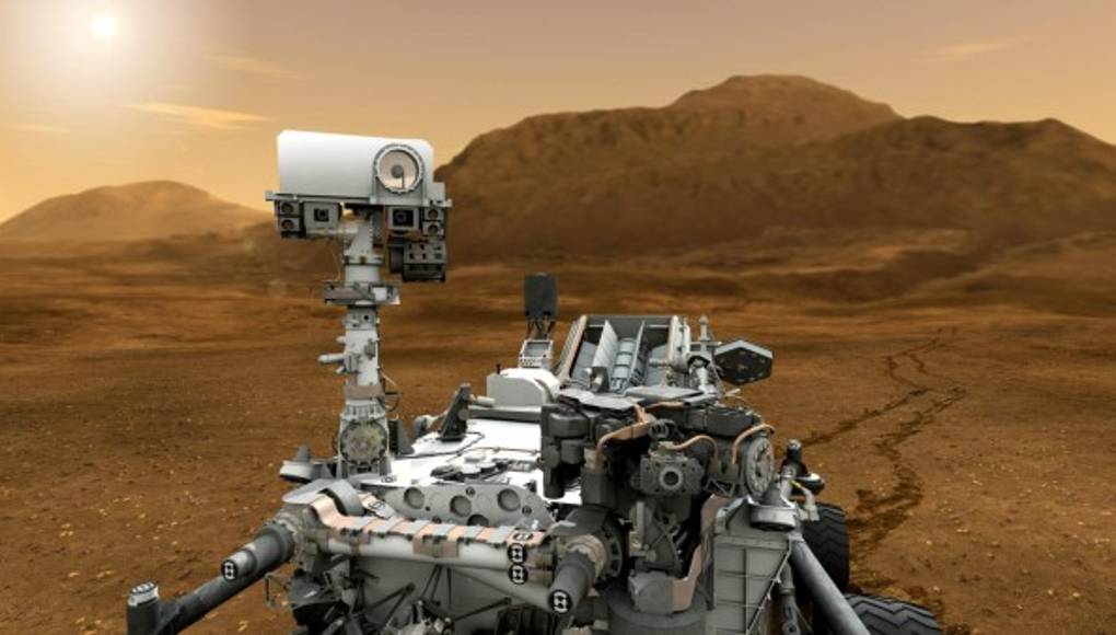 El 'Curiosity”, escalando en Marte
