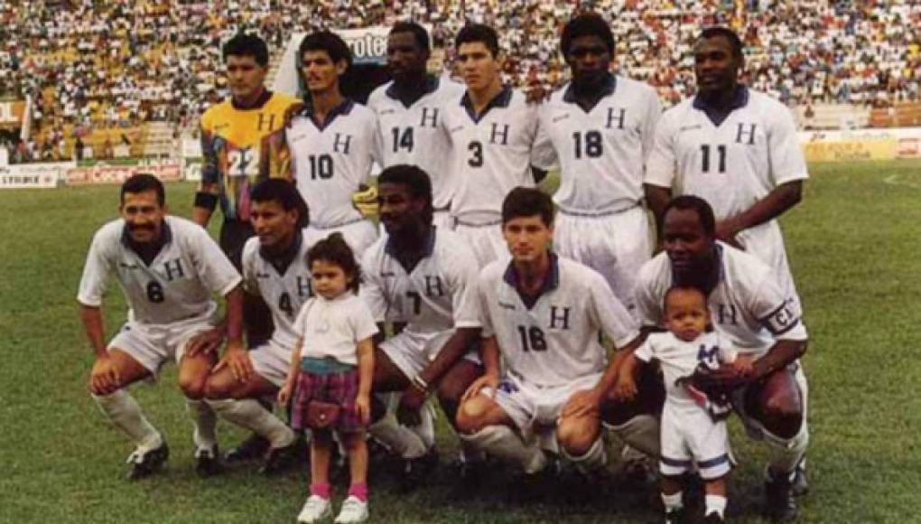 Honduras jugando en 1990.