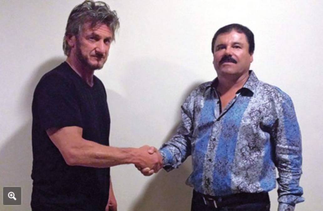 A la reunión la acompañó el actor estadounidense Sean Penn, quien en enero de 2016 publicó un artículo en la revista Rolling Stone, en el que contaba su experiencia.