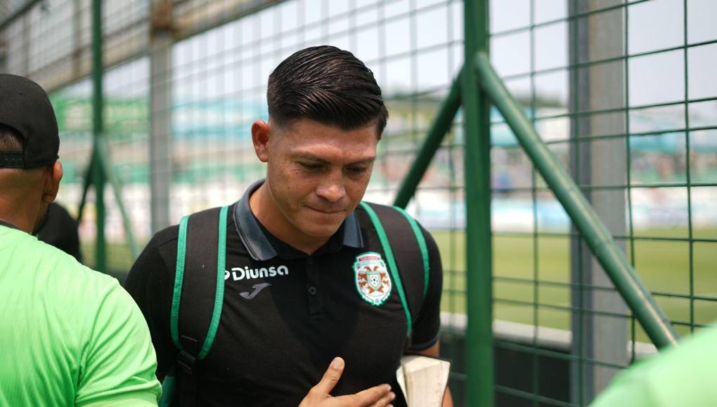 La llegada del Chelito ‘Martínez’ al Estadio Yankel Rosenthal de San Pedro Sula. 