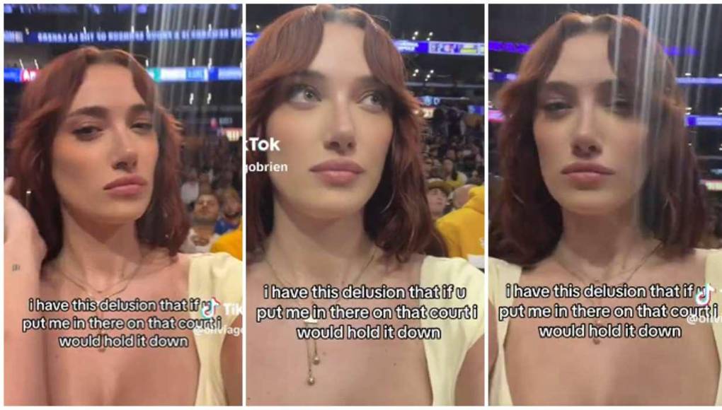 “¡Hola a todos mis nuevos seguidores después de mi momento viral con los pechos!”, publicó Olivia O’Brien en su ‘stories’ de Instagram mostrando una foto suya caminando cerca del entrenador en jefe de los Nuggets, Mike Malone.