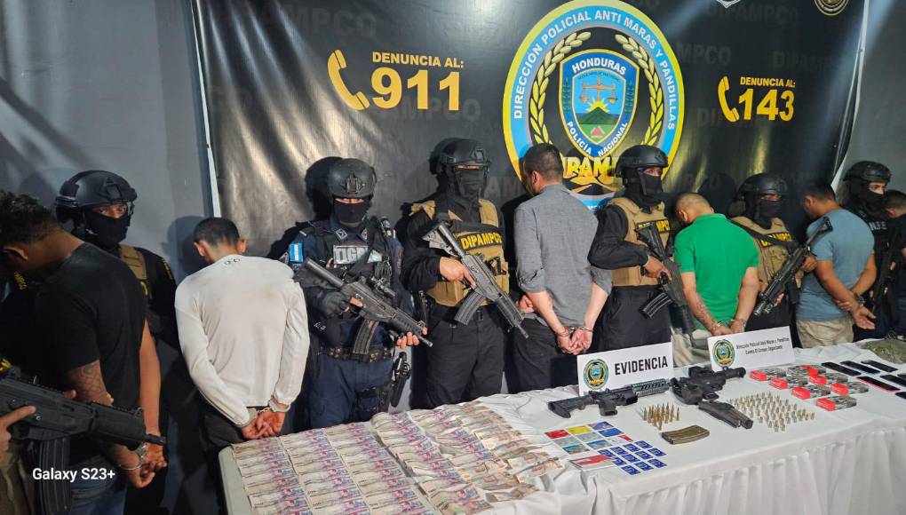 Entre los detenidos hay cuatro hondureños y dos ciudadanos de origen guatemalteco. 