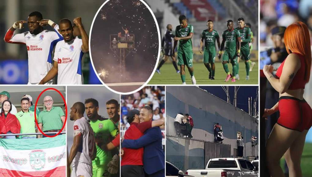 Las imágenes del primer partido de la final del Torneo Clausura 2024 que ganó el Olimpia (3-1) al Marathón en el estadio Nacional Chelato Uclés de Tegucigalpa.