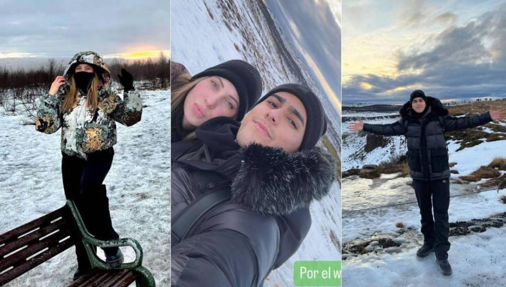 Annie Córdova es la hermosa novia que acompaña a Luis Palma en sus aventuras por Europa con el Celtic de Escocia.