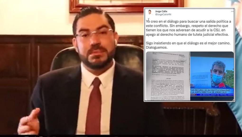 Presidente del Congreso Nacional, Jorge Cálix, insiste: “Dialoguemos”