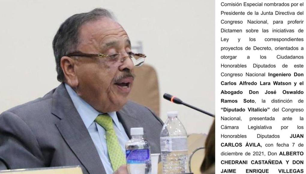 Distinción a Oswaldo Ramos Soto es sin goce de salario, aclara Alberto Chedrani