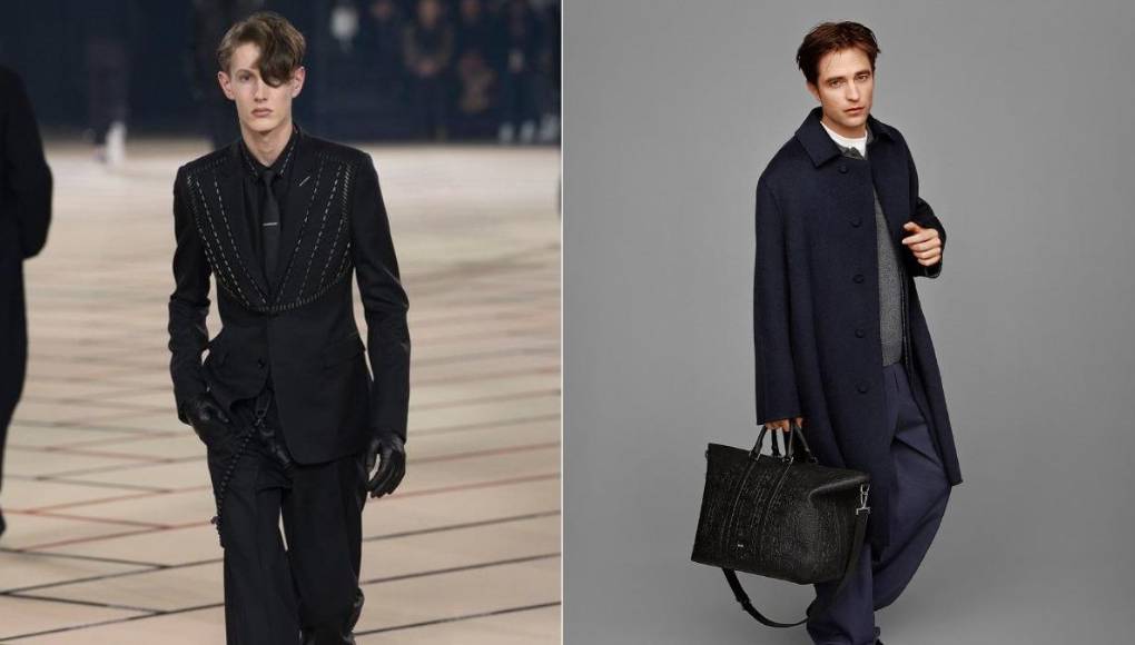 El negro y los lazos envuelven al hombre Dior en París