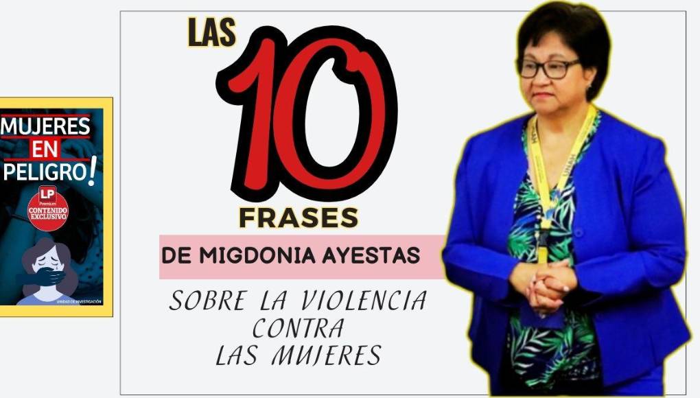 Migdonia Ayestas, directora del Observatorio de la Violencia de la Universidad Nacional Autónoma de Honduras (Unah) 