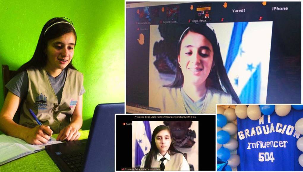 <b>Dulce María fue presidenta del Congreso Nacional Infantil. Con apenas 13 años, Dulce María, que pudo haber pedido dulces y piñatas para celebrar con sus compañeros el Día del Niño, razón por la cual se celebra el Congreso Infantil (de forma virtual se año), pidió algo inusual para su edad: libros para su colegio. </b>