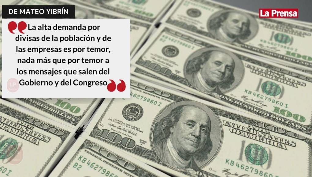 Miedo: para Yibrín esa palabra resume la falta de dólares en el mercado nacional. Considera que los inversionistas están sacando sus capitales por los mensajes que emanan desde los poderes del Estado.