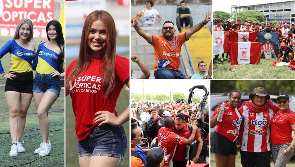 Las imágenes del ambientazo en el juego de vuelta por el no descenso entre Lobos de la UPN y el Vida en el estadio Emilio Williams de Choluteca.