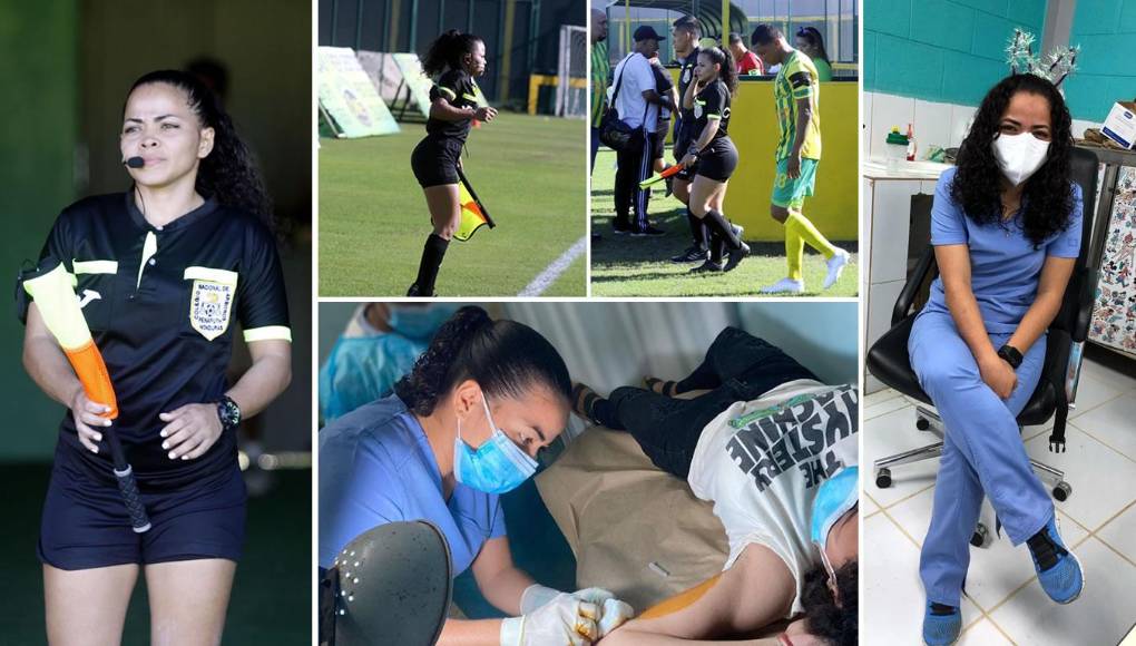 La bella joven hondureña April Ortega se convirtió en sensación al aparecer como árbitro asistente en partido de la Liga de Ascenso de Honduras. Pero el arbitraje solo es una de sus pasiones, también es enfermera.