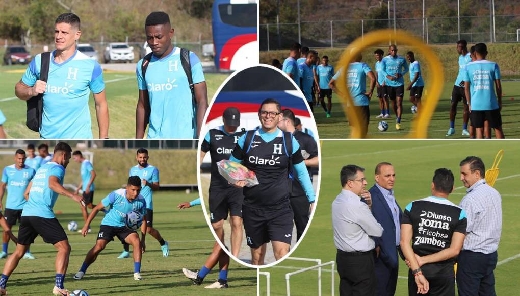 Las imágenes del primer entrenamiento de la Selección de Honduras que se concentró para empezar a trabajar de cara al repechaje a la Copa América 2024 contra Costa Rica.