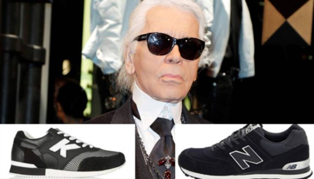 Karl Lagerfeld, demandado por New Balance por plagio de deportivas