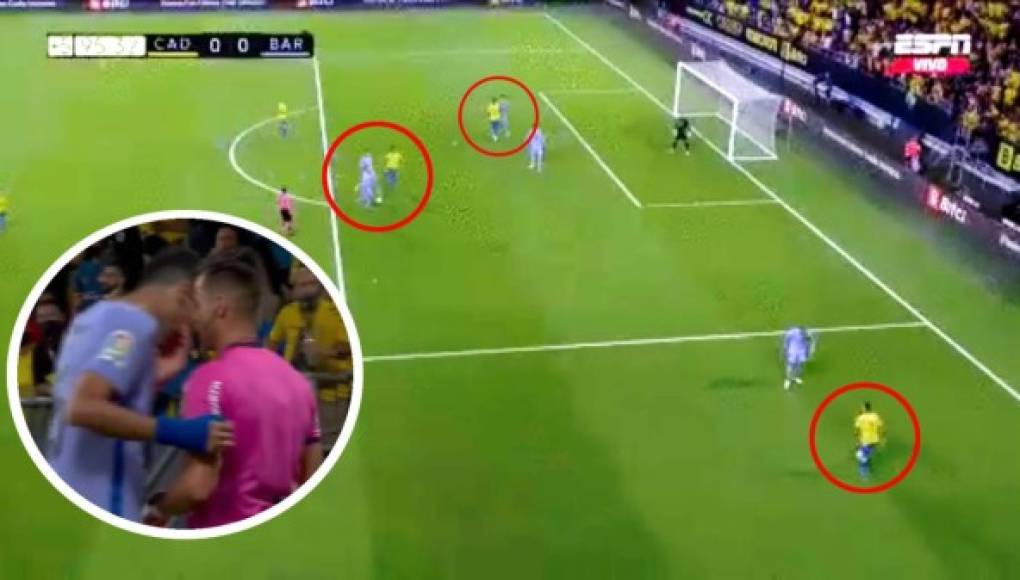 La vergonzosa acción antideportiva de Busquets que evitó un gol del 'Choco' Lozano en el Cádiz-Barça