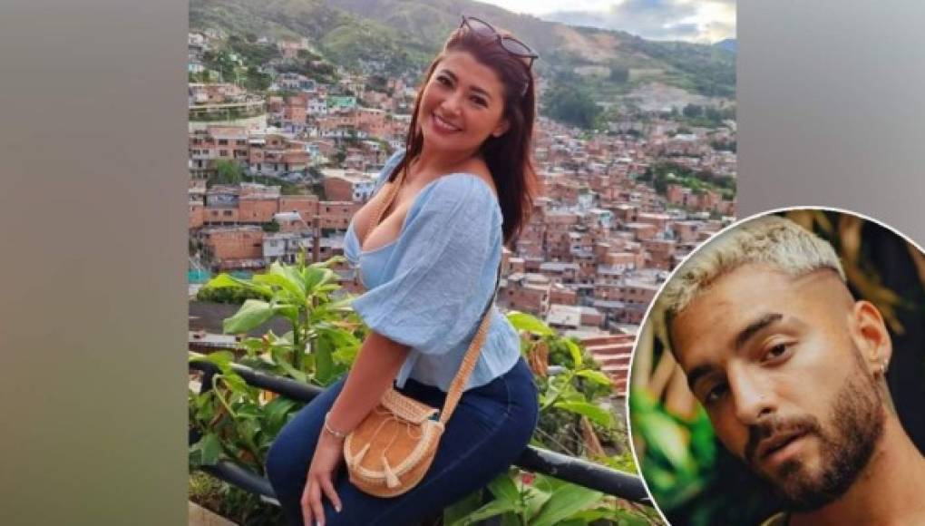 ¿Milagros Flores se encontró en Colombia al doble de Maluma?  