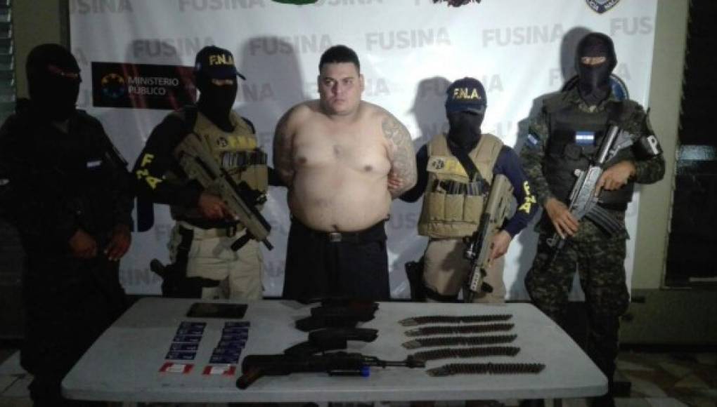 Cae un presunto jefe de la Pandilla 18 en San Pedro Sula