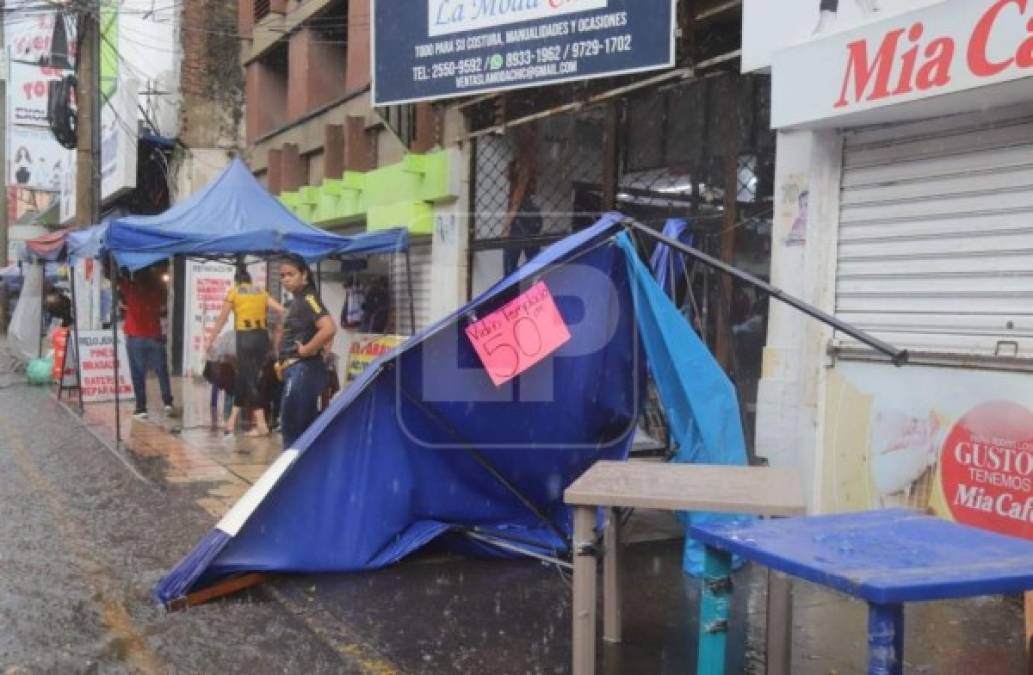 San Pedro Sula, de clima cálido durante la mayor parte del año, sufre con la llegada de tormentas.