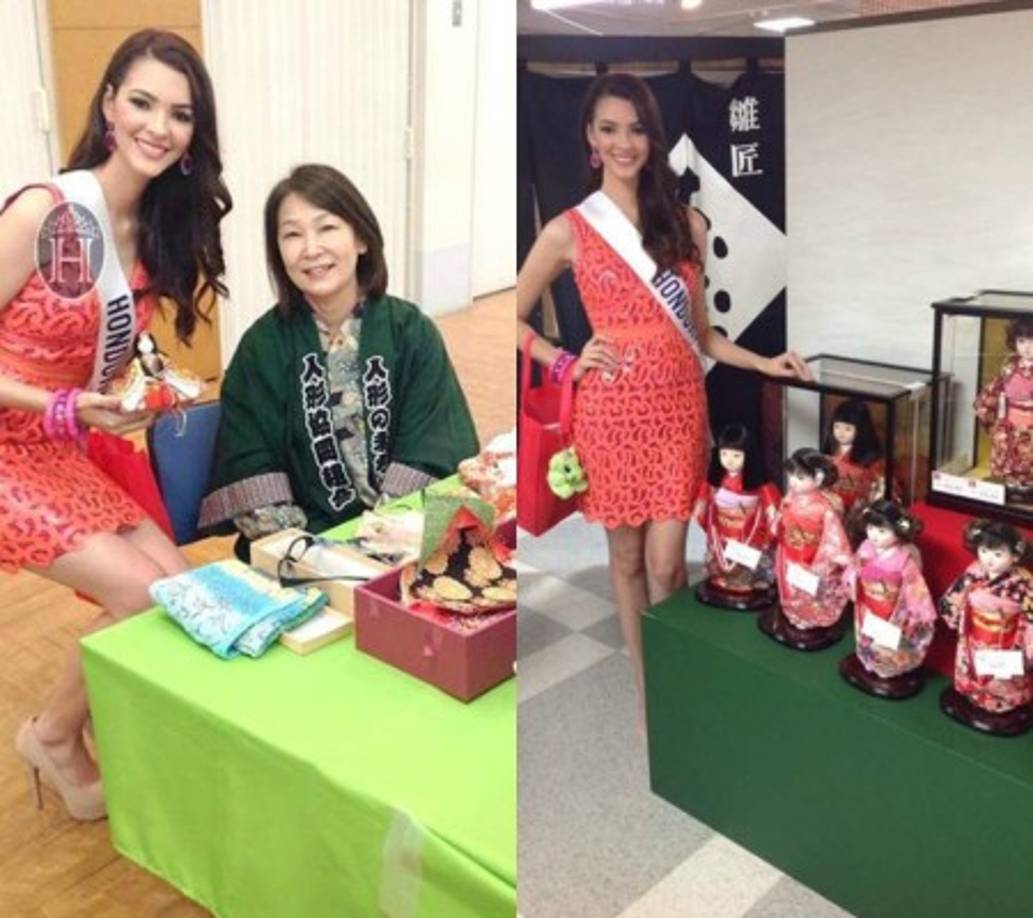 Jennifer Valle Morel ya participa junto al resto de candidatas de diversas actividades en Tokio, ciudad sede del certamen.