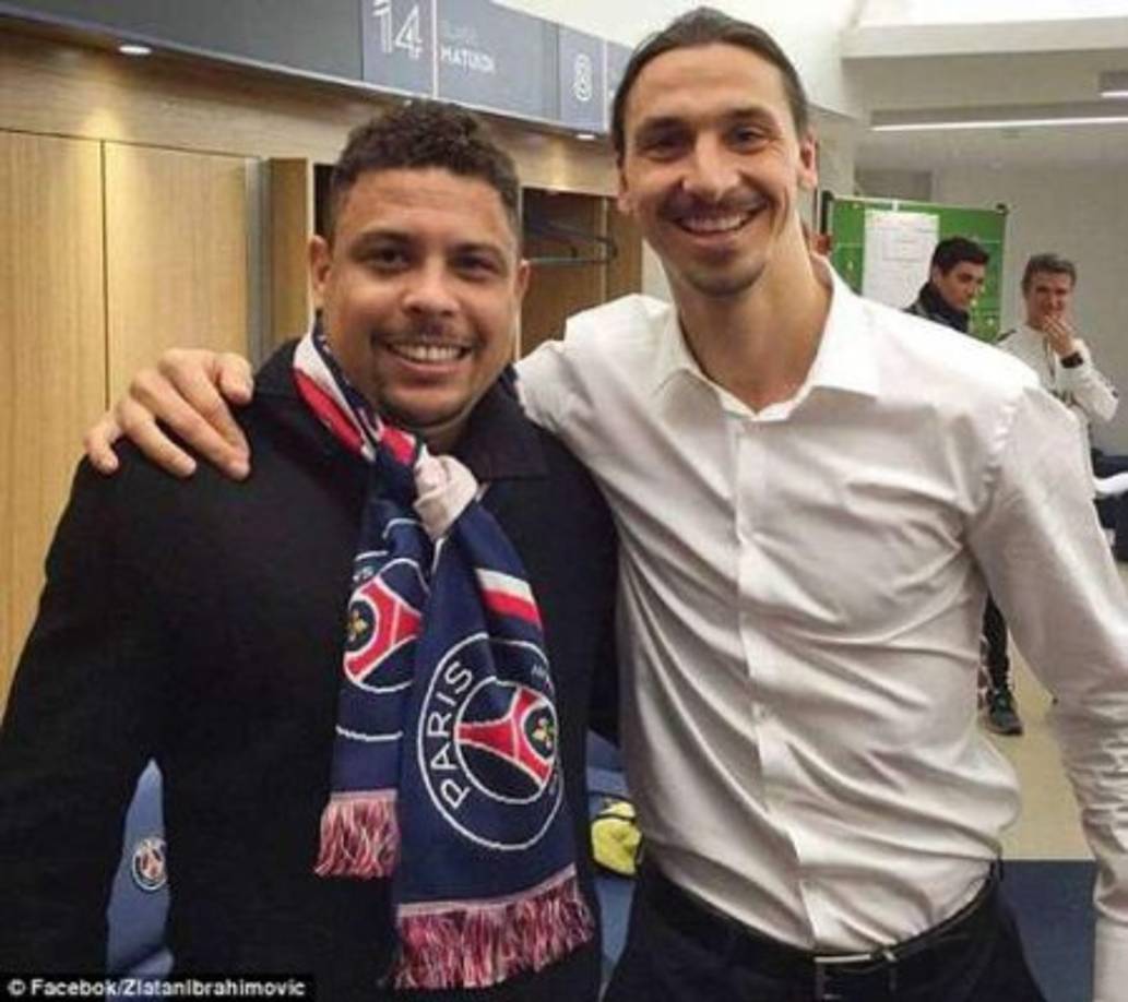 Y el gran ídolo de Zlatan Ibrahimovic ha sido el delantero brasileño Ronaldo Nazario.