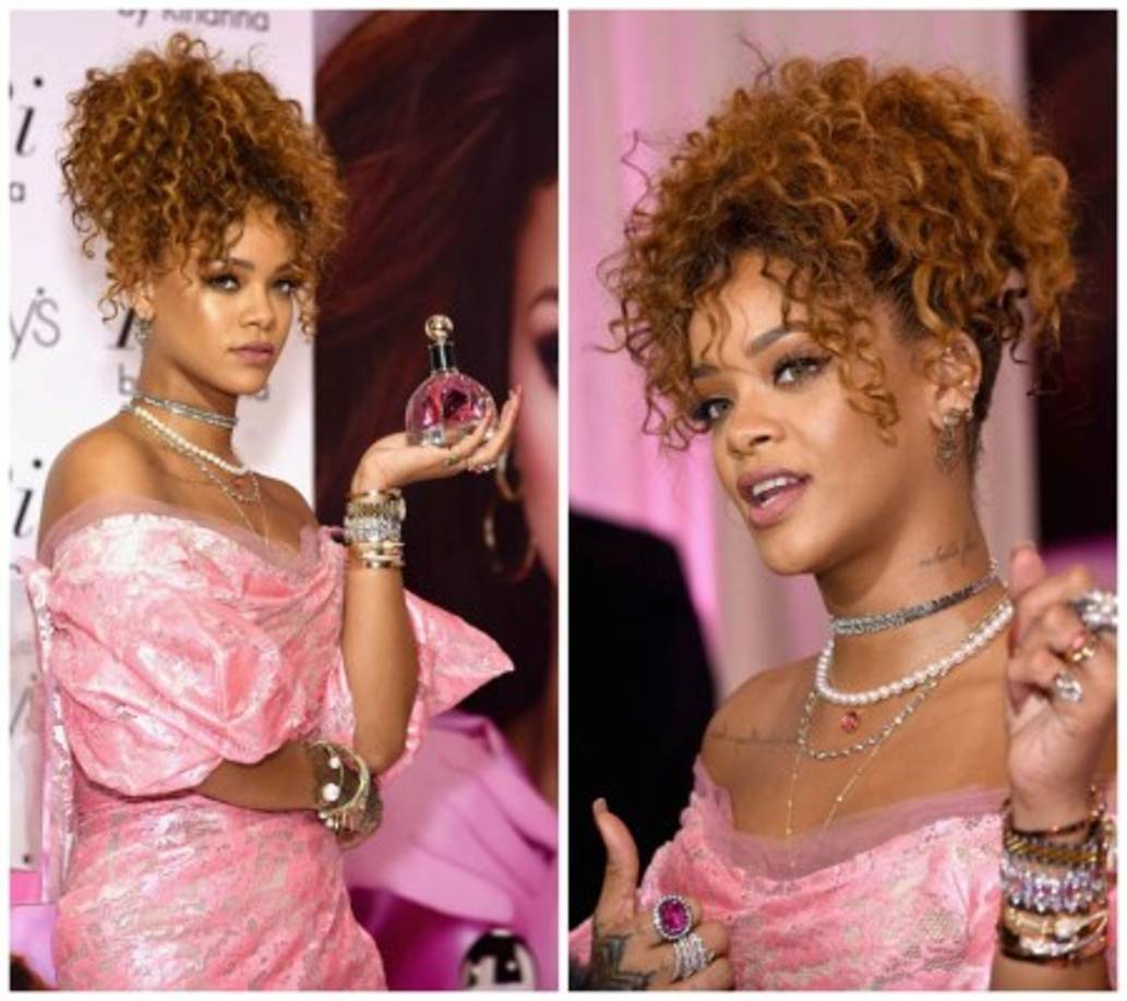 Y Rihanna también tiene lo suyo.