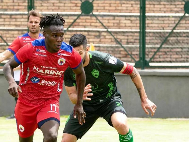 Rubilio Castillo debutó con la camiseta del Deportivo Pasto.