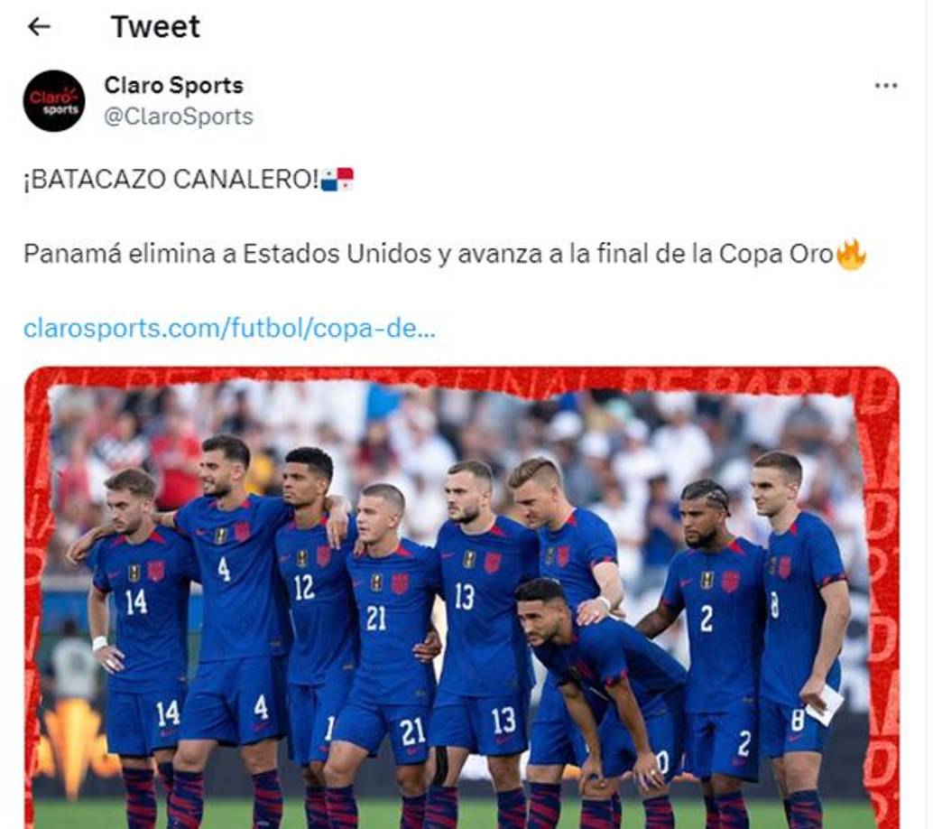 Claro Sports de México.