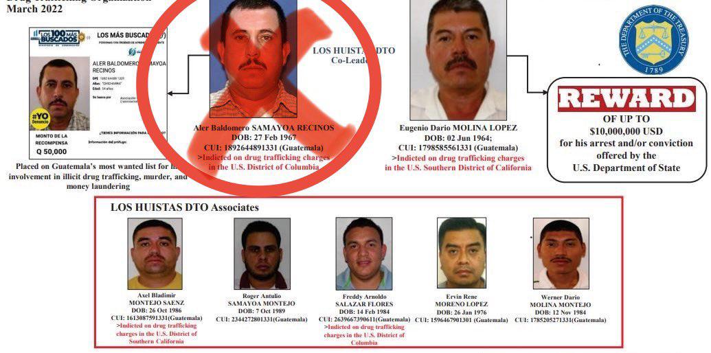 Cae uno de los narcos guatemaltecos más buscados por EEUU