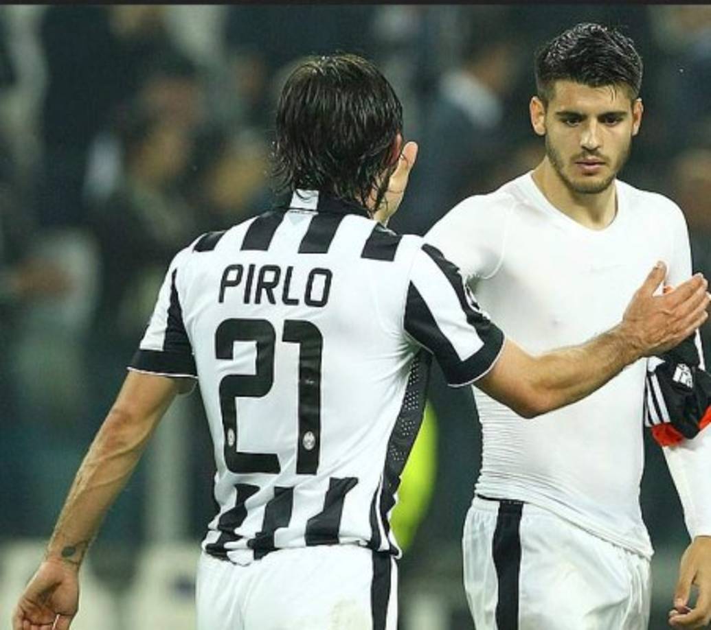 Andrea Pirlo fue compañero de Morata en la Juventus y hoy lo estaría pidiendo como el centrodelantero de la Juve en la próxima campaña.