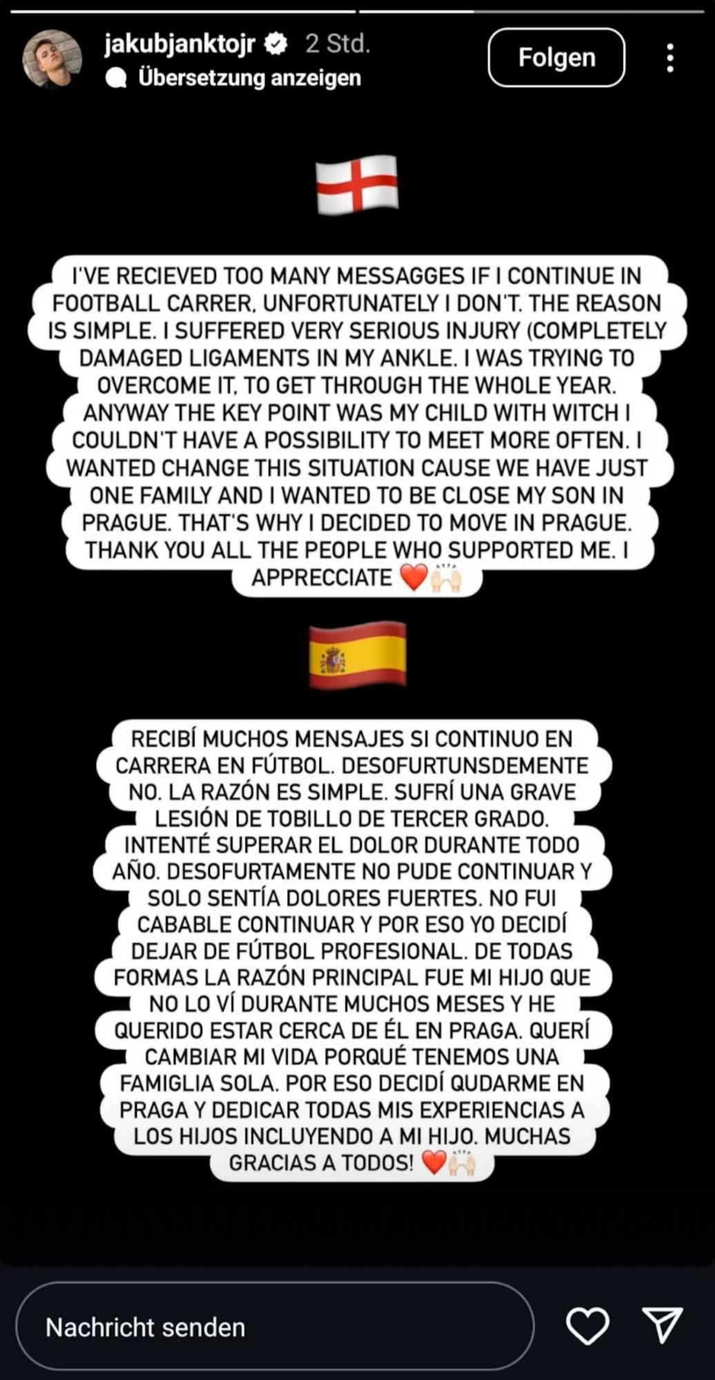 Futbolista que anunció su homosexualidad se retira a los 29 años y revela el motivo