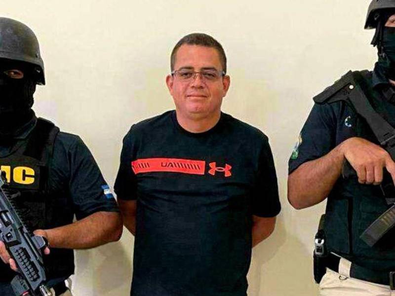 En la imagen, Fredy Mármol tras ser capturado.