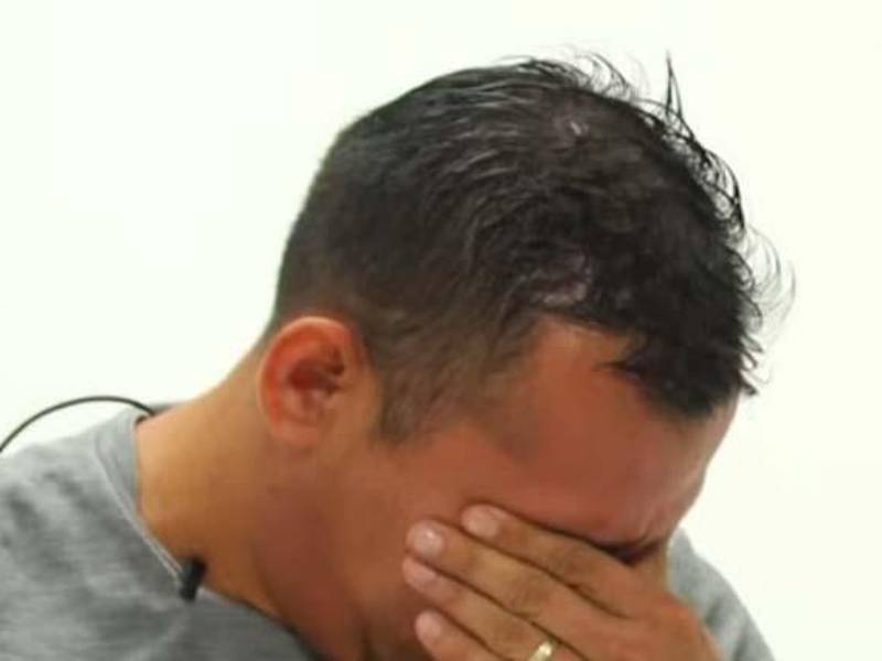 El árbitro Marlon Díaz no pudo evitar las lágrimas tras la pesadilla que ha tenido que vivir en las últimas semanas.