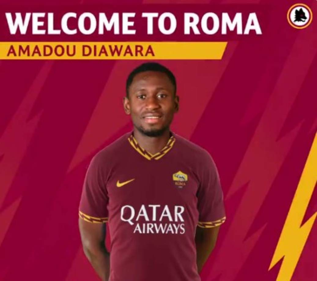 La Roma ha fichado al mediocentro guineano Amadou Diawara por 21.000.000 €. Firma hasta junio de 2024 y llega procedente del Napoli.