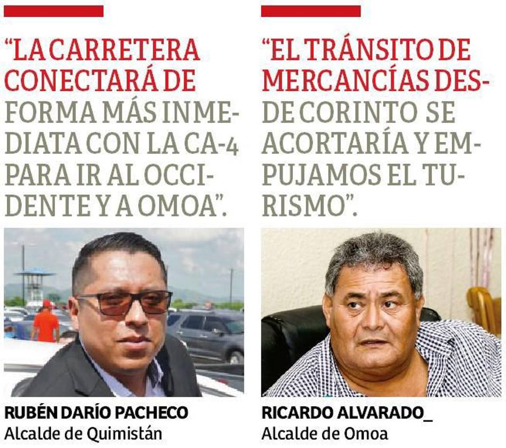 A fin de empujar el proyecto, ambos alcaldes recorrieron la vía de terracería el pasado fin de semana para conocer además las necesidades de la zona.Tanto Omoa como Quimistán tienen en la ruta zonas de reservas ecológicas, por lo que el proyecto debe llevar también medido el impacto ambiental que podría causar abrir una vía de tránsito fluido en la zona.