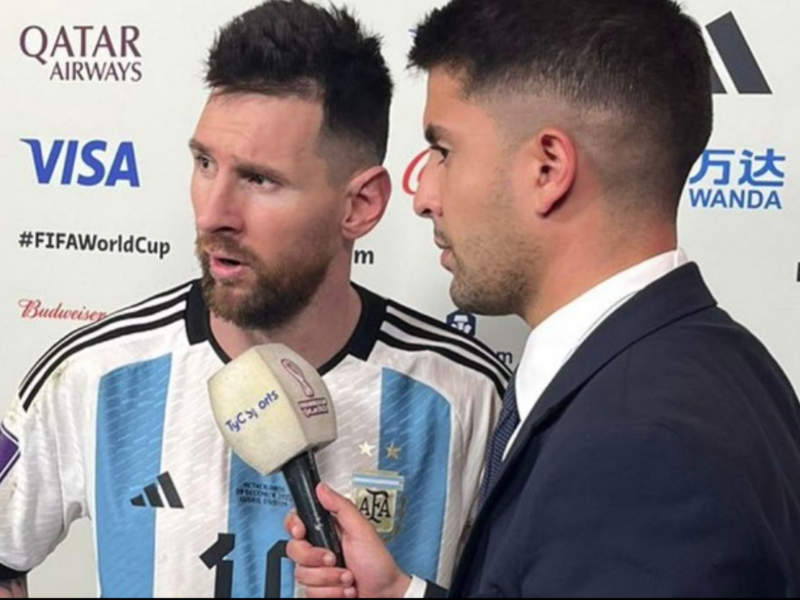 Gastón Edul captó en vivo la viral frase de Lionel Messi y contó detalles sobre el detrás de cámaras de lo que dijo el capitán de la Albiceleste.