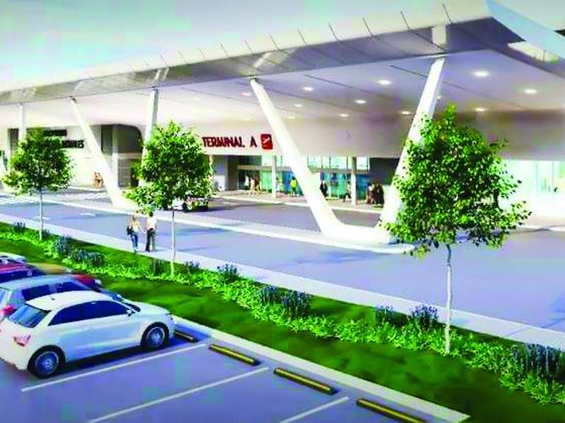 Los encargados del proyecto presentaron un diseño de como quedará la remodelación del aeropuerto internacional Ramón Villeda Morales.