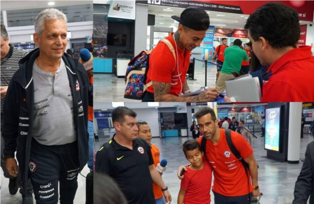 Encabezada por el entrenador Reinaldo Rueda, la Selección de Chile arribó a San Pedro Sula para el amistoso del martes contra Honduras.