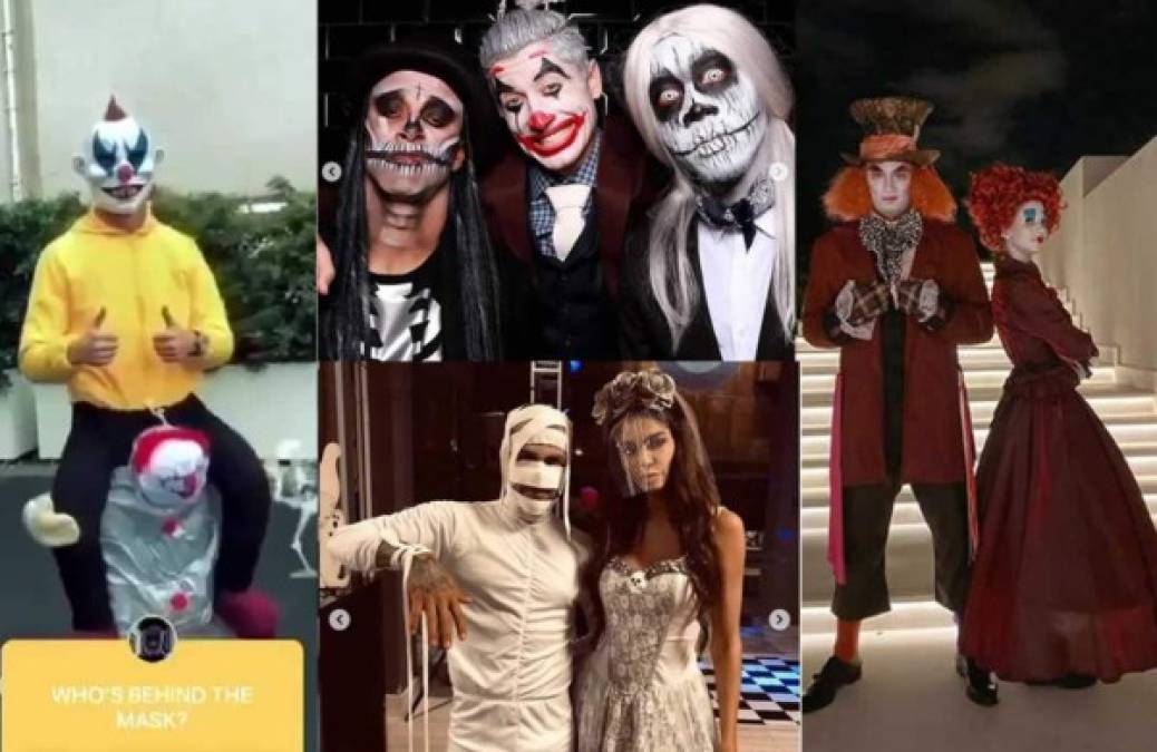 Estos famosos futbolistas aprovecharon el día de Halloween 2019 para celebrar y vestirse con disfraces.