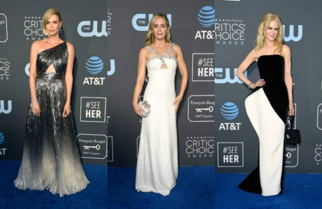 Estas actrices no solo deslumbraron con su belleza, sino también con un look impecable a su paso por la alfombra azul de la 24 edición de los premios otorgados por la Broadcast Film Critics Association.