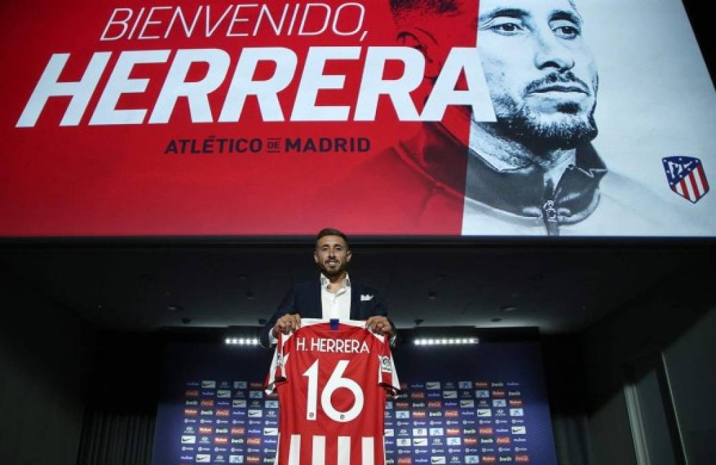 El mediocampista mexicano Héctor Herrera fue presentado como nuevo jugador del Atlético de Madrid, llegando procedente el Porto. 'Tengo que competir por el puesto. Sé que tengo que trabajar muy duro y muy fuerte para conseguir cosas importantes con un club como el Atlético de Madrid', dijo.