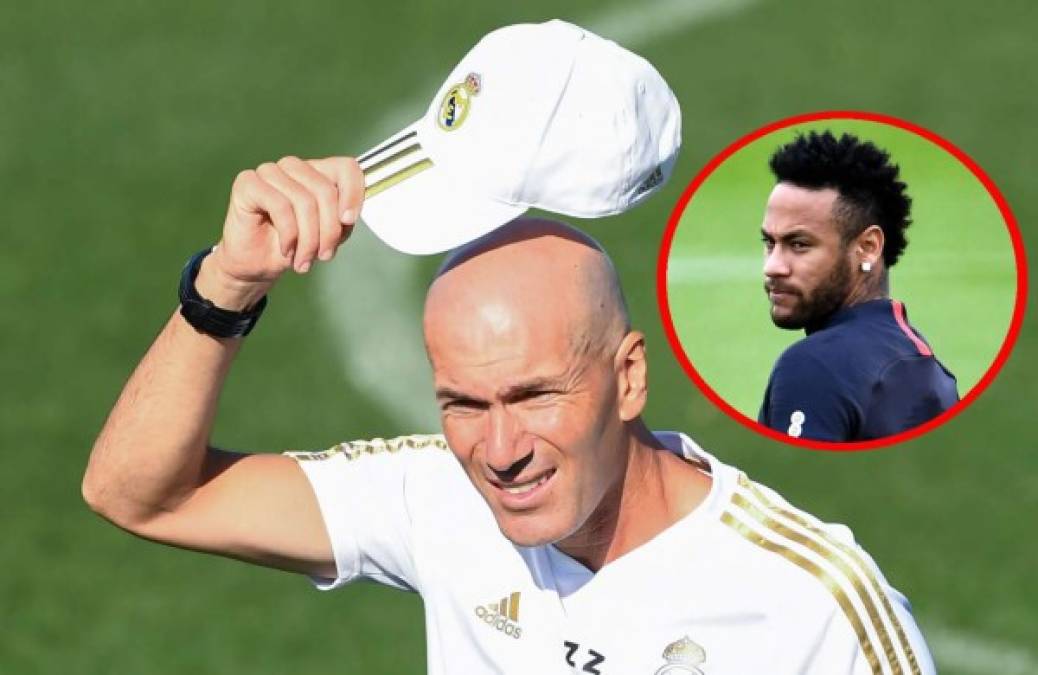 Zinedine Zidane también ha hablado sobre la posible llegada del brasileño Neymar al Real Madrid. 'Los jugadores que tengo son los que están aquí. Hasta el día 2 puede pasar de todo como en todos los clubes. Alguno se puede ir y alguno venir. Quiero que llegue el día 2 para que estas preguntas no se hagan más'.