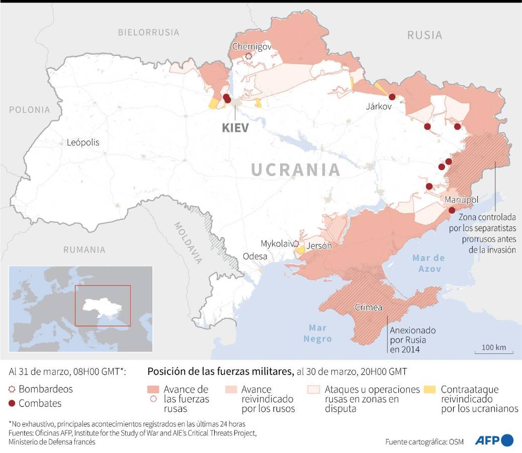 La OTAN dice que Rusia no retira tropas en Ucrania, sino que las reposiciona