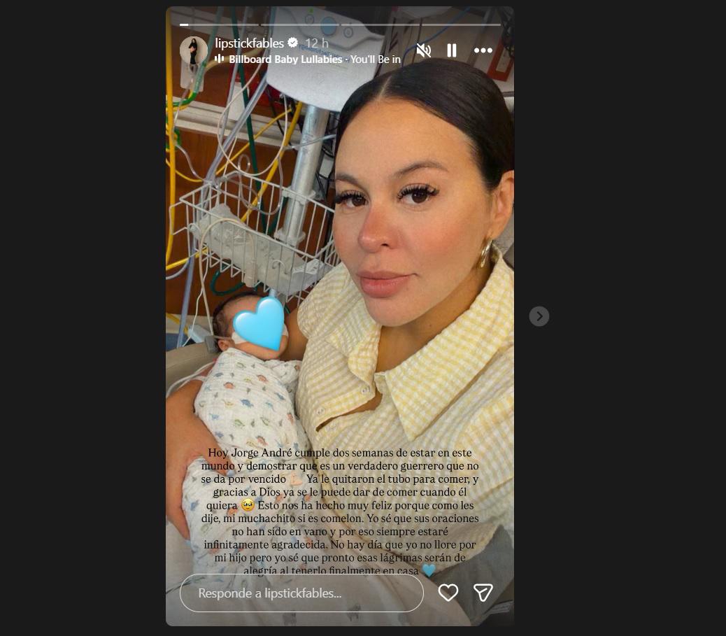 Ana Alvarado comparte una buena noticia sobre su bebé: Sus oraciones no han sido en vano