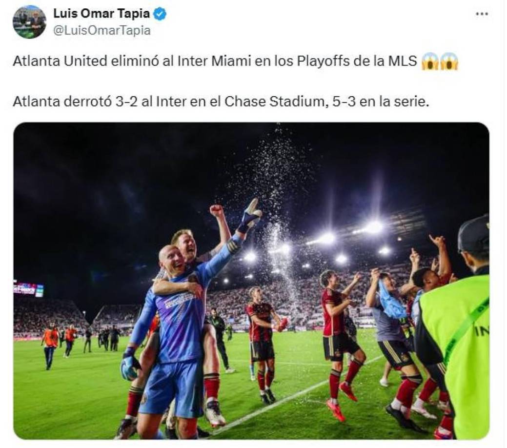 Los periodistas reaccionaron tras la eliminación de Messi.