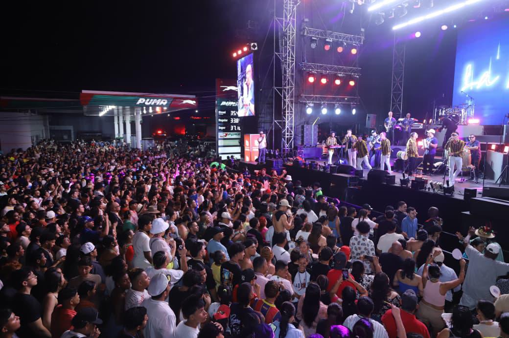 La Ceiba vivió la noche carnavalesca más inolvidable