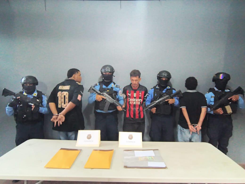 Capturan en SPS a tres supuestos extorsionadores de la 18, incluidos dos menores